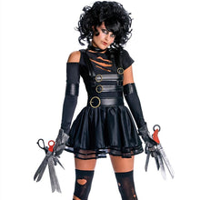 Load image into Gallery viewer, Movie Edward Scissorhands Cosplay Costumes for Adult Women Halloween Party Disguise Female Fancy Dress Role Play Games Wear