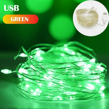 Load image into Gallery viewer, 5M 10M 20M Fairy Light New Year LED Christmas Light Waterproof Copper Wire String Light for Wedding Garland Party Curtain Light