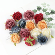 Load image into Gallery viewer, 5PCs Rose Artificial Flowers Silk Fake Flowers For Home Room Decor Party Wedding Valentines Day Decorations DIY Crafts Accessory