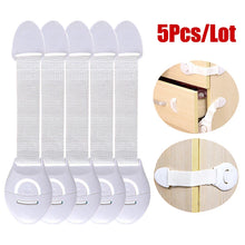Load image into Gallery viewer, 5PCs/lot Baby Drawer Lock Children Security Protection Child Drawer Door Locks Cabinet Cupboard Safety Kids Locks For Wardrobe