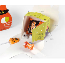 Load image into Gallery viewer, 5pcs Halloween Packaging Gift Box Ghost Paper Bag Candy Box Happy Helloween Party Pumpkin Funny Box Trick Or Treat Party Supplie