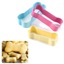 Load image into Gallery viewer, 5Pcs Stainless Steel Biscuit Cutter Mold Dog Bone Shape Cookie Cutter Set for Kids Suitabel for cake and Cookie Decorating Tools