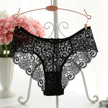 Load image into Gallery viewer, Women Lace Panties Transparent Underwear Hollow Soft Briefs