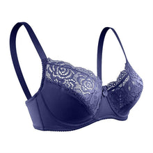 Load image into Gallery viewer, Queenral French Adjustable Underwear Small Chest Gather Thin Underwire Lace Ladies Bra