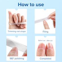 Load image into Gallery viewer, Llano Double Sided Nail Files Nano Glass Nail Files Professional Finger Nail Care Tools For Manicure Grooming