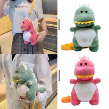 Load image into Gallery viewer, New Korean Parent-child Backpacks Little Dinosaur Bag Cartoon Cute Girl Satchel Cute Dinosa Toy Backpack Crossbody Bag