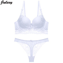 Load image into Gallery viewer, Sexy Push Up Bra Set Lace Panty Set Women Bra Brief Set