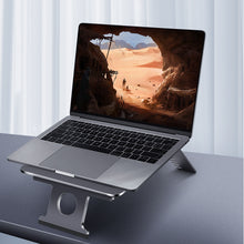 Load image into Gallery viewer, Portable Aluminum Alloy Laptop Cooling Stand Foldable 18°-25°6-angle Adjustable Computer Lifting Table