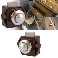 Load image into Gallery viewer, 5pcs Diameter 20mm Camper Car Push Lock RV Caravan Boat Drawer Latch Button Locks For Furniture Hardware