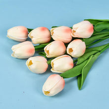 Load image into Gallery viewer, 5pcs Tulip PU Artificial Flower Real Touch Bouquet Fake Flowers For Wedding Decoration Spring Party DIY Home Garden Supplies