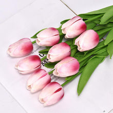 Load image into Gallery viewer, 5pcs Tulip PU Artificial Flower Real Touch Bouquet Fake Flowers For Wedding Decoration Spring Party DIY Home Garden Supplies