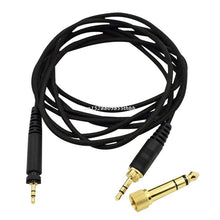Load image into Gallery viewer, 6.35mm Replacement Nylon Braided Cable Extension Cord For Shure SRH440 SRH840 SRH940 SRH750DJ SRH 840 940 440 Headphones