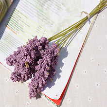 Load image into Gallery viewer, 6 Pieces /Bundle PE Lavender Cheap Artificial Flower Wholesale Plant Wall Decoration Bouquet Material Manual Diy Vases for Home