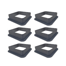 Load image into Gallery viewer, 6pcs/set Tarte Ring Perforated Plastic Cutting Rings Non-stick Tart Mold Mousse Circle Cutter DIY Bakeware Kit