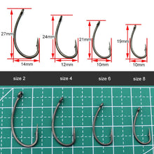 Load image into Gallery viewer, 6pcs Carp Fishing Hair Rigs Ready Made Carp Fishing Hook Size 2#4#6#8 Fishing Tackle Equipment Accessories Pesca