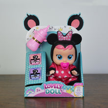 Load image into Gallery viewer, 6-inch Cry Tears Doll Girl's Toy 3D Simulation Baby Crying Doll Creative Cute Doll Children Birthday Gift