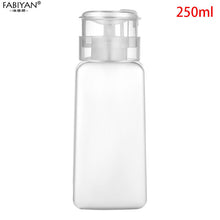 Load image into Gallery viewer, 60ML /150ML Nail Bottle Empty Press Pump Dispenser Plastic Polish Remover Cleaner Portable Makeup Manicure Tool 500Pcs Wipes