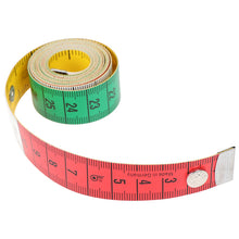Load image into Gallery viewer, 60in Body Measuring Ruler Button Tailor Measure Tape Sewing Tools Flat Tape 150cm Body Measuring Tool