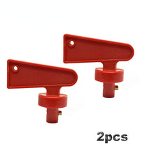 Load image into Gallery viewer, Car Battery Power Switch Disconnect Isolator Circuit Breaker Main Switch Kill Cut-off Switch Insulated Rotary Switch Key Truck