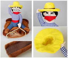 Load image into Gallery viewer, Halloween Costume Delifur Pet Dog Pet Suit Cowboy Rider Style Dog Carrying