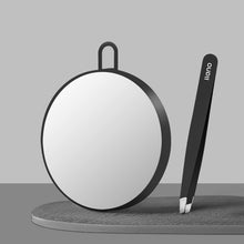 Load image into Gallery viewer, LLANO Eyebrow Tweezer with 5X Magnifying Mirror Fine Hairs Puller Stainless Steel Slanted Eye Brow Clips Removal