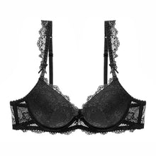 Load image into Gallery viewer, Varsbaby Sexy Lace Push Up Bra Gathers Underwear for Women