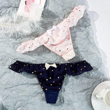 Load image into Gallery viewer, Panties Women Thongs String Sexy Low Waist Seamless Underwear T-back Ladies High Quality Heart Sweet Lingerie G String