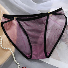 Load image into Gallery viewer, Women Panties Sexy Mesh Dots Underwear Knickers Female Seamless Briefs Lingerie Transparent Underpants KL130