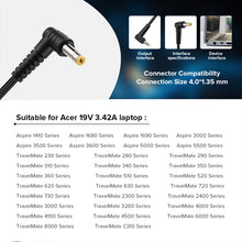 Load image into Gallery viewer, llano Laptop Charger 19V 3.42A 65W for AsusS200L UX32VD U303L F556U A556U U305F Laptop Adapter Charger