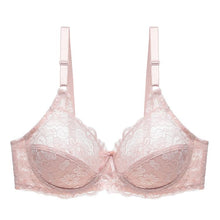 Load image into Gallery viewer, Sexy Women Lace Plus Size Bra Cotton Bralette Lingerie Female Floral Brassiere Intimates Big Bras