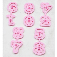 Load image into Gallery viewer, 66 pcs/Set Number Capital Letter Cookie Cake Cutter Mold Fondant Cake Decoration Tools