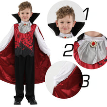 Load image into Gallery viewer, Halloween Children's Costume Men's Vampire Fear Costume Performance Costume Vampire Cos Ghost Costume