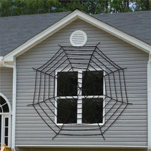 Load image into Gallery viewer, 1.5m Stretchy Spider Web Halloween Cobweb Terror Party Decoration Haunted Handing Room House Halloween Decoration for Home Yard