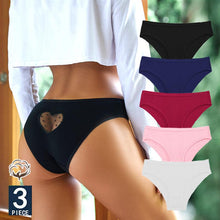 Load image into Gallery viewer, Sexy Fashion Hollow Heart Panties Women Cotton Panties Comfortable Briefs Ladies Soft Cotton Underwear Girls Underpants Lingerie