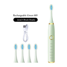 Load image into Gallery viewer, Sonic Vibrative Smart Electric Toothbrushes IPX7 Waterproof for Adults Smart Timer Rechargeable Whitening Toothbrush