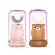 Load image into Gallery viewer, Children's Electric Toothbrush Cartoon Blu-ray Whitening Teeth Brush Rechargeable Waterproof Sound