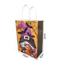Load image into Gallery viewer, 6Pcs Halloween Paper Bags Ghost Pumpkin Orange Biscuit Candy Gift Bags for Kids Halloween Party Decoations Supplies 21x15x8cm