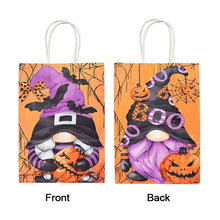 Load image into Gallery viewer, 6Pcs Halloween Paper Gift Bag Trick Or Treat Pumpkin Ghost Candy Cookie Snack Treat Bags Kids Halloween Party Gift Packaging