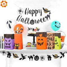 Load image into Gallery viewer, 6PCS Halloween Paper Candy Box Gift Bags Colorful Cat Pumpkin Bat Cookie Candy Boxes Happy Halloween Party Kid Gifts Supplies