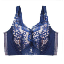Load image into Gallery viewer, Plus Size Bras for Women Sexy Lace Brassiere Push Up Underwire Lingerie