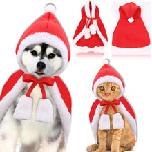 Load image into Gallery viewer, Creative Dog Cat Velvet Cape Pet Christmas Halloween Cloak Puppy Costume Outfit Cosplay Cute