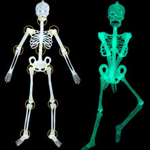 Load image into Gallery viewer, Halloween Horror Luminous Movable Skull Skeleton Halloween Props Glow Evil Party Favors Halloween Eve Scary Halloween Decoration