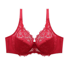 Load image into Gallery viewer, Plus Size Wome Underwear Bra Transparent Sexy Lace 36 38 40 42 44 46 E F Cup Ladies Brasiere