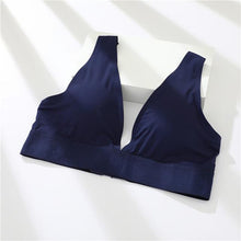 Load image into Gallery viewer, FINETOO Deep V Sexy Women Seamless Bra Lingerie Push Up Bralette Backless Brassiere S-XL Sports Top Bras Female Pad Underwear