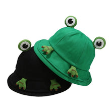 Load image into Gallery viewer, Cute Frog Hat Spring and Summer Korean Style All-Matching Fisherman Hat Student Cartoon Sun Protection Sun Hat Basin