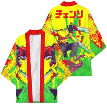 Load image into Gallery viewer, Chainsaw Man Pochita Denji Cosplay Costume Coat Uniform Cloak Tops Kimono Haori Shirt Unisex