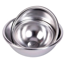 Load image into Gallery viewer, 6pcs/set New Bath Bomb Molds Aluminum Alloy Ball Sphere Bath Bomb Mold Cake Baking Pastry Mould