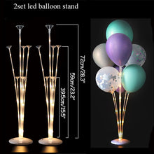 Load image into Gallery viewer, 7/11/19 Tube Balloon Holder Balloons Stand Column Confetti Balloon Kids Birthday Party Baby Shower Wedding Decoration Supplies