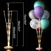 Load image into Gallery viewer, 7/11/19 Tube Balloon Holder Balloons Stand Column Confetti Balloon Kids Birthday Party Baby Shower Wedding Decoration Supplies