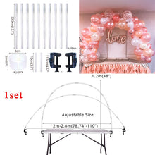 Load image into Gallery viewer, 7/11/19 Tube Balloon Holder Balloons Stand Column Confetti Balloon Kids Birthday Party Baby Shower Wedding Decoration Supplies